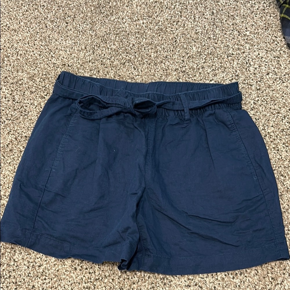 Eddie Bauer Blue High Waist Shorts